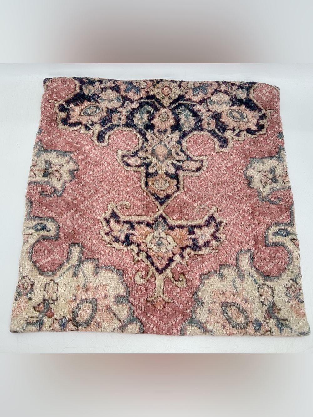 Pottery Barn VALARI Woven Textured Cotton & Linen Pillow Cover